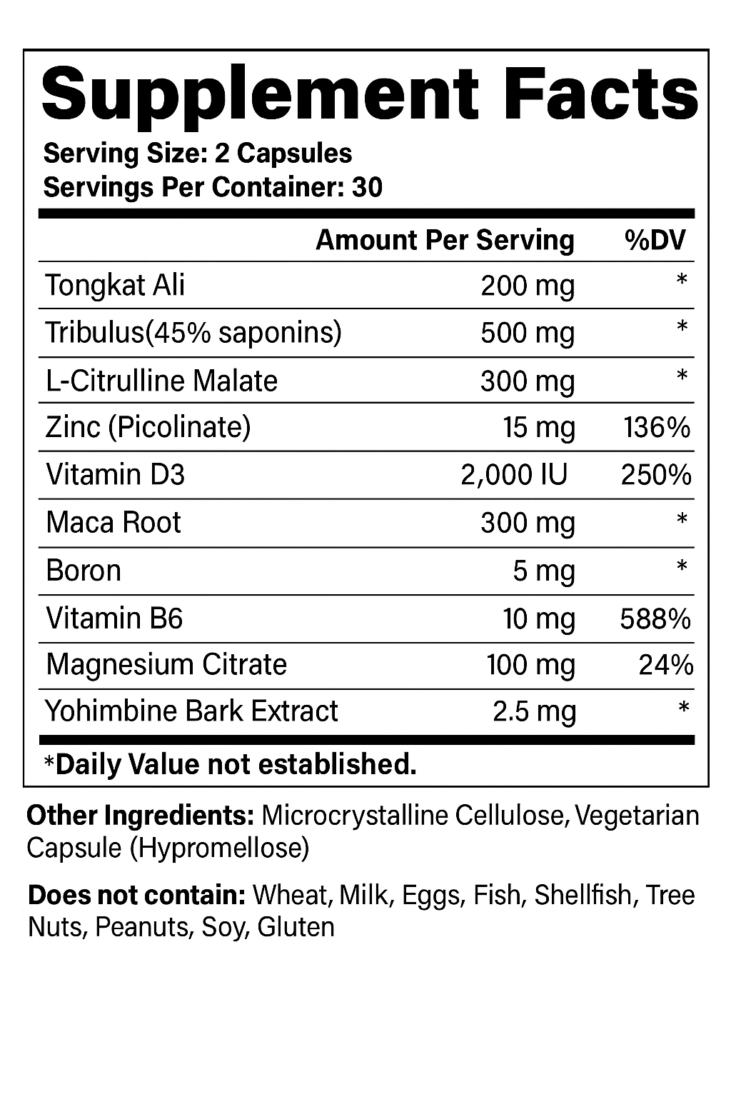 Harder Than Steel - Natural Testosterone & Vitality Booster | Medioops